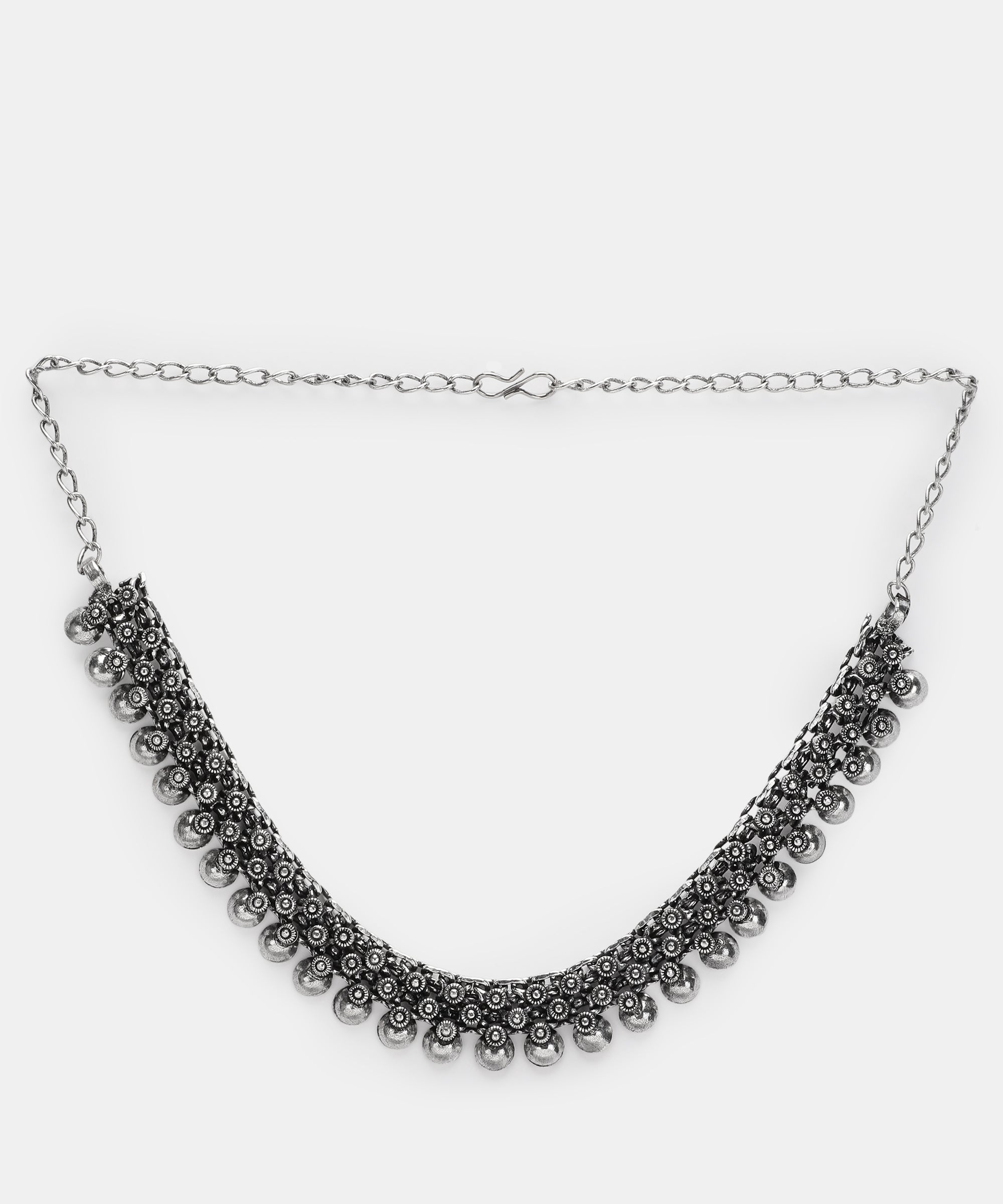 ADITI SILVER OXIDISED JEWELLERY SET COMBO