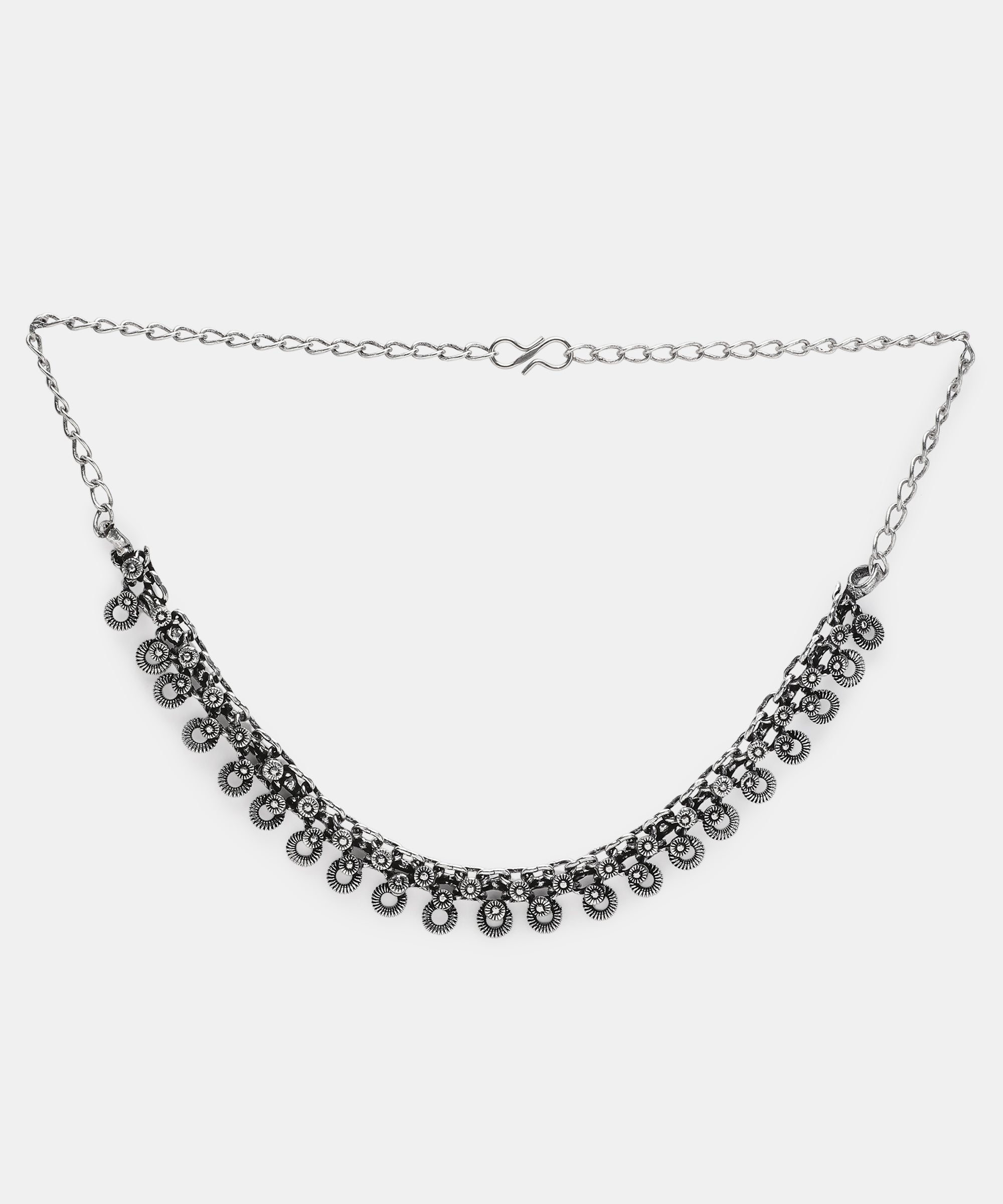 RAHI SILVER OXIDISED JEWELLERY SET COMBO