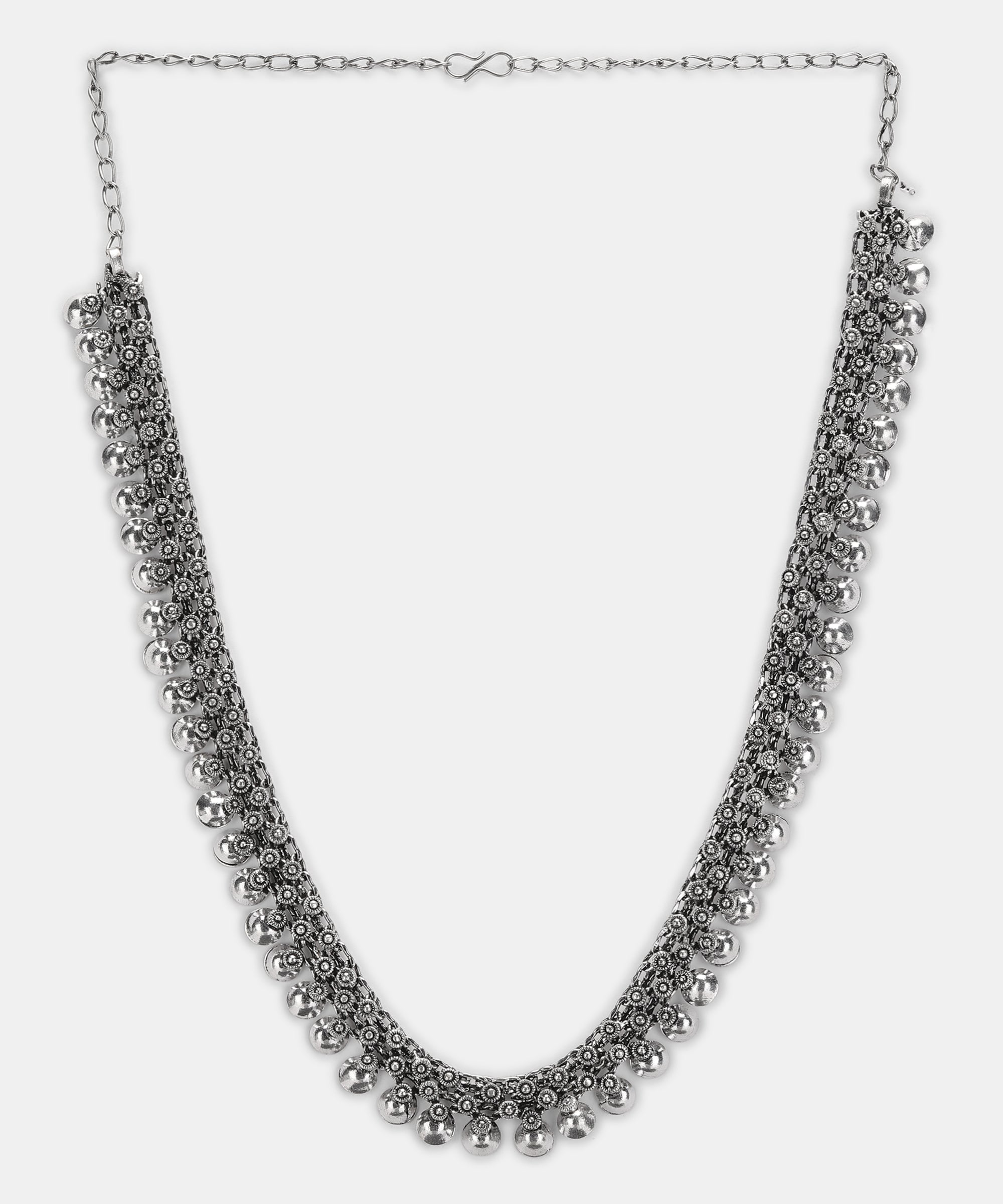 ZOYA SILVER OXIDISED JEWELLERY SET COMBO