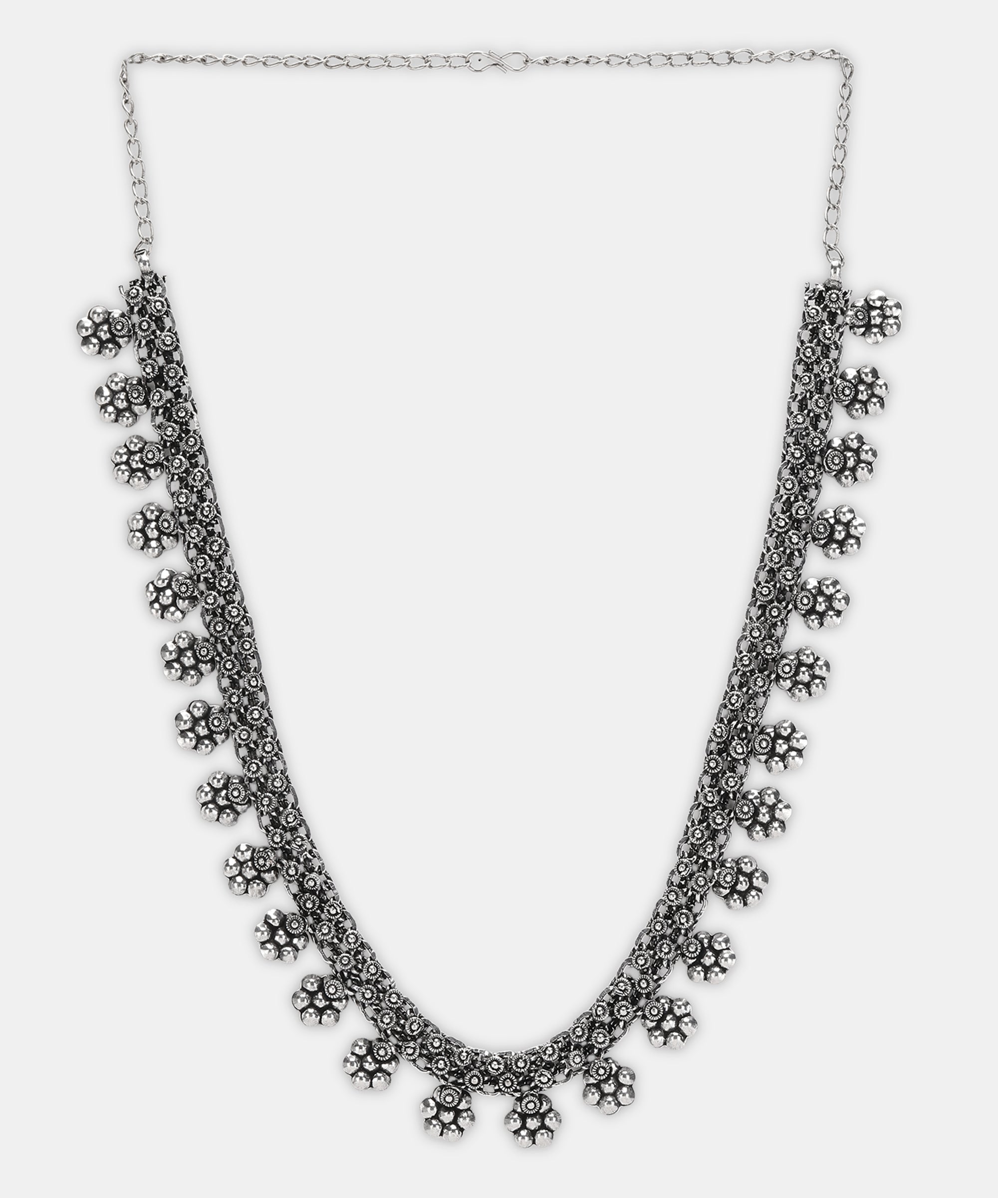 MEERA SILVER OXIDISED JEWELLERY SET COMBO