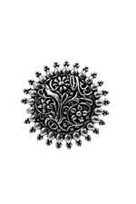 Load image into Gallery viewer, Mehra Designer Oxidised Silver Ring