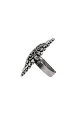 Load image into Gallery viewer, Mehra Designer Oxidised Silver Ring