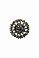 Load image into Gallery viewer, Vedika Two Tone Oxidised Ring