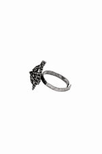 Load image into Gallery viewer, Nayra Designer Oxidised Silver Ring