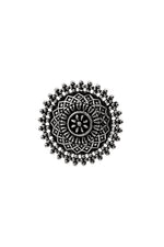 Load image into Gallery viewer, Aarvi Designer Oxidised Silver Ring