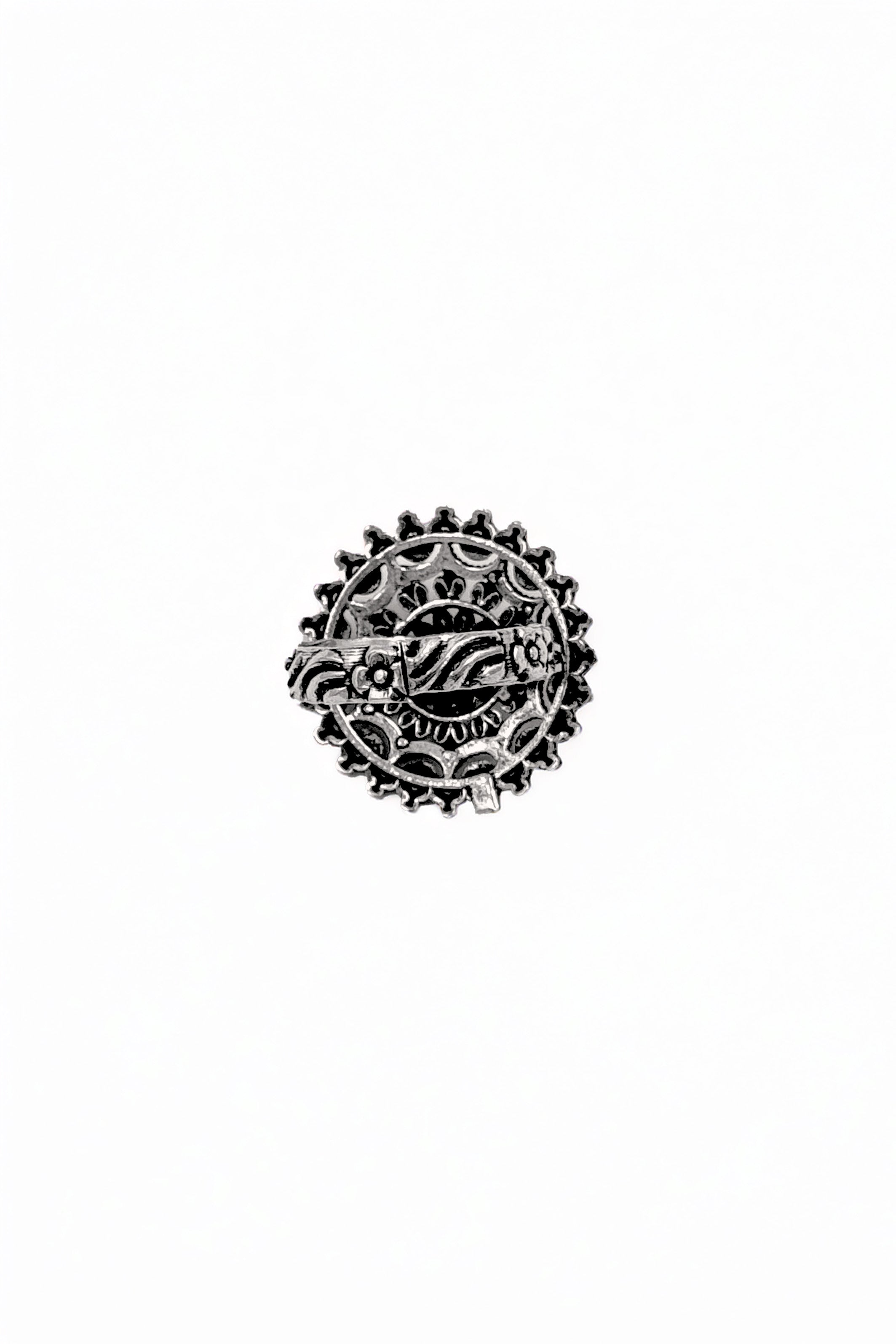 PRISHA DESIGNER OXIDISED SILVER RING