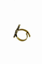Load image into Gallery viewer, Maya Designer Oxidised Silver Ring