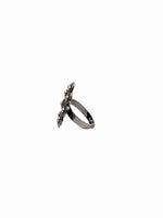 Load image into Gallery viewer, Prishika Designer Oxidised Silver Ring