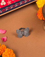 Load image into Gallery viewer, Butterfly statement ring from Rakshabandhan hamper - Naman Arts