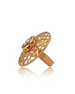 Load image into Gallery viewer, Vaishnavi Golden Ring