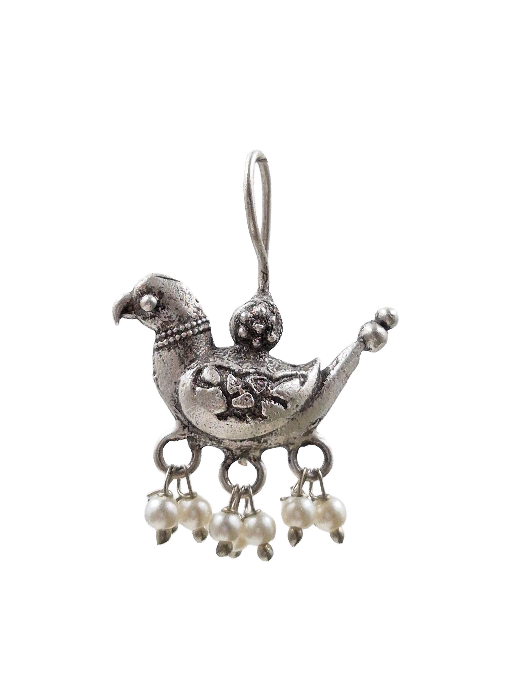 NIVA SILVER LOOKALIKE DANGLER EARRINGS