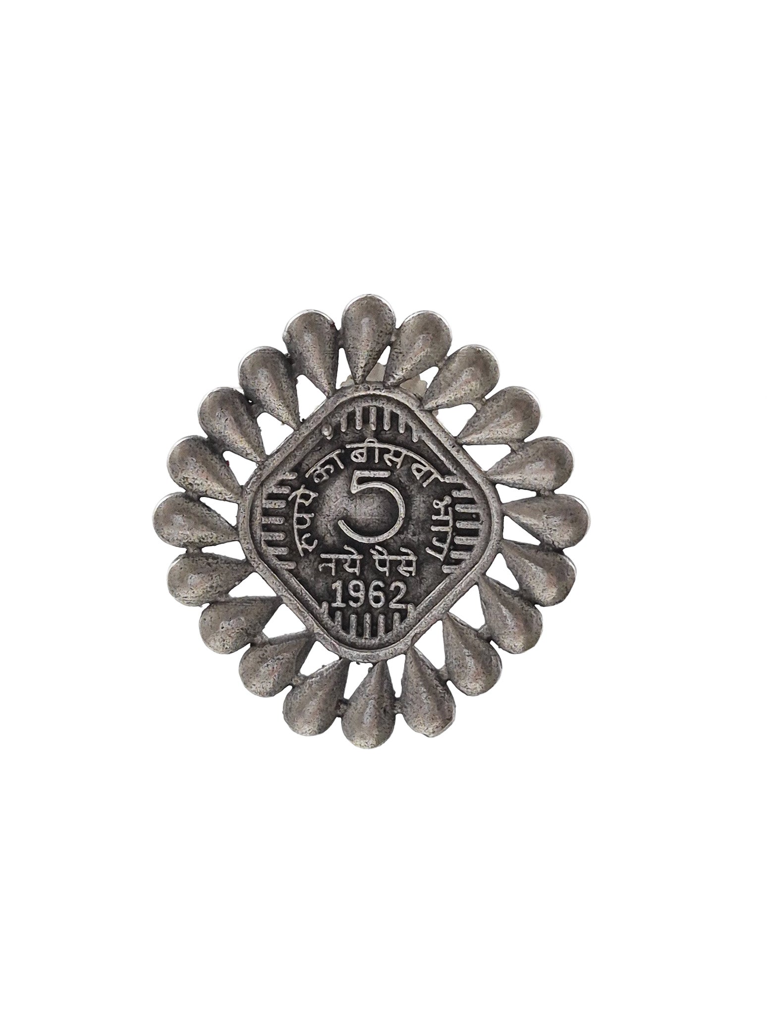 RISHIKA SILVER LOOKALIKE STUD EARRINGS