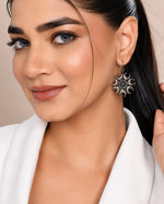 Load image into Gallery viewer, RIA SILVER LOOKALIKE STUD EARRINGS