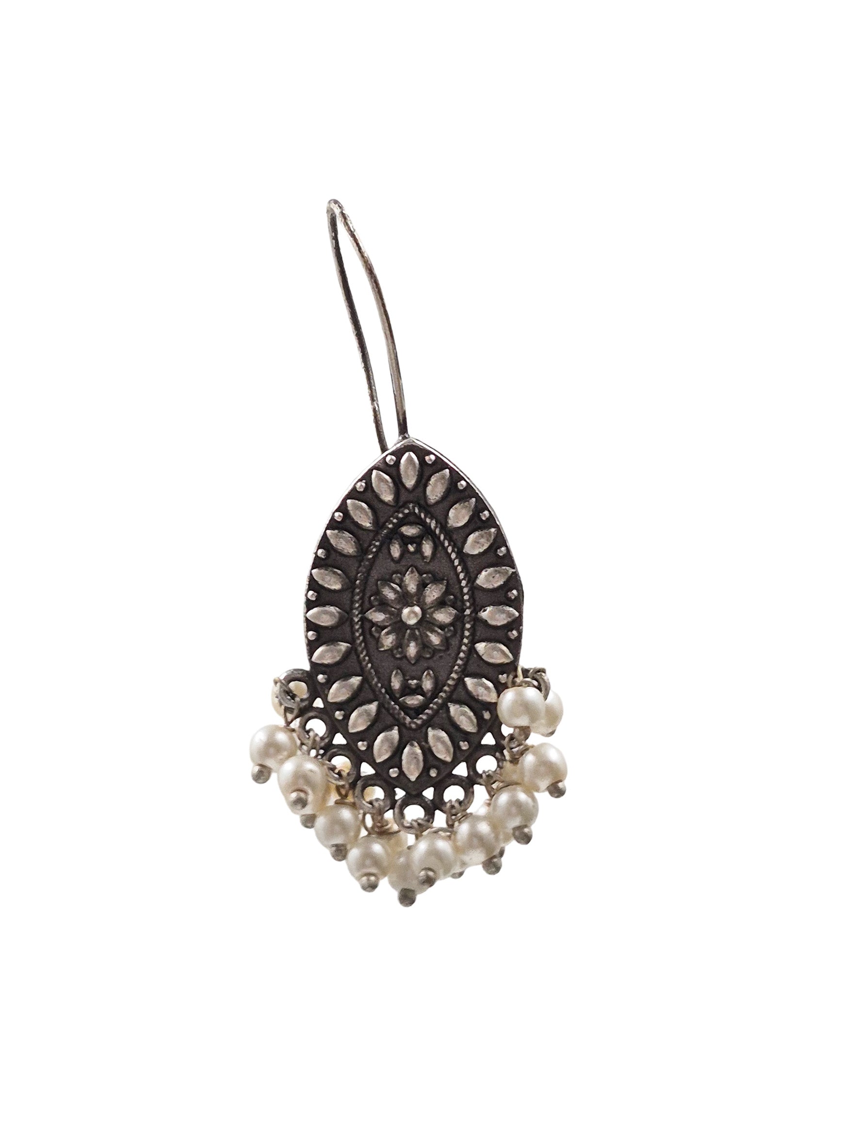 KASHISH SILVER LOOKALIKE STUD EARRINGS