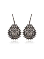 Load image into Gallery viewer, DEVI SILVER LOOKALIKE STUD EARRINGS