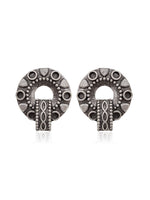 Load image into Gallery viewer, AVNISHA SILVER LOOKALIKE STUD EARRINGS