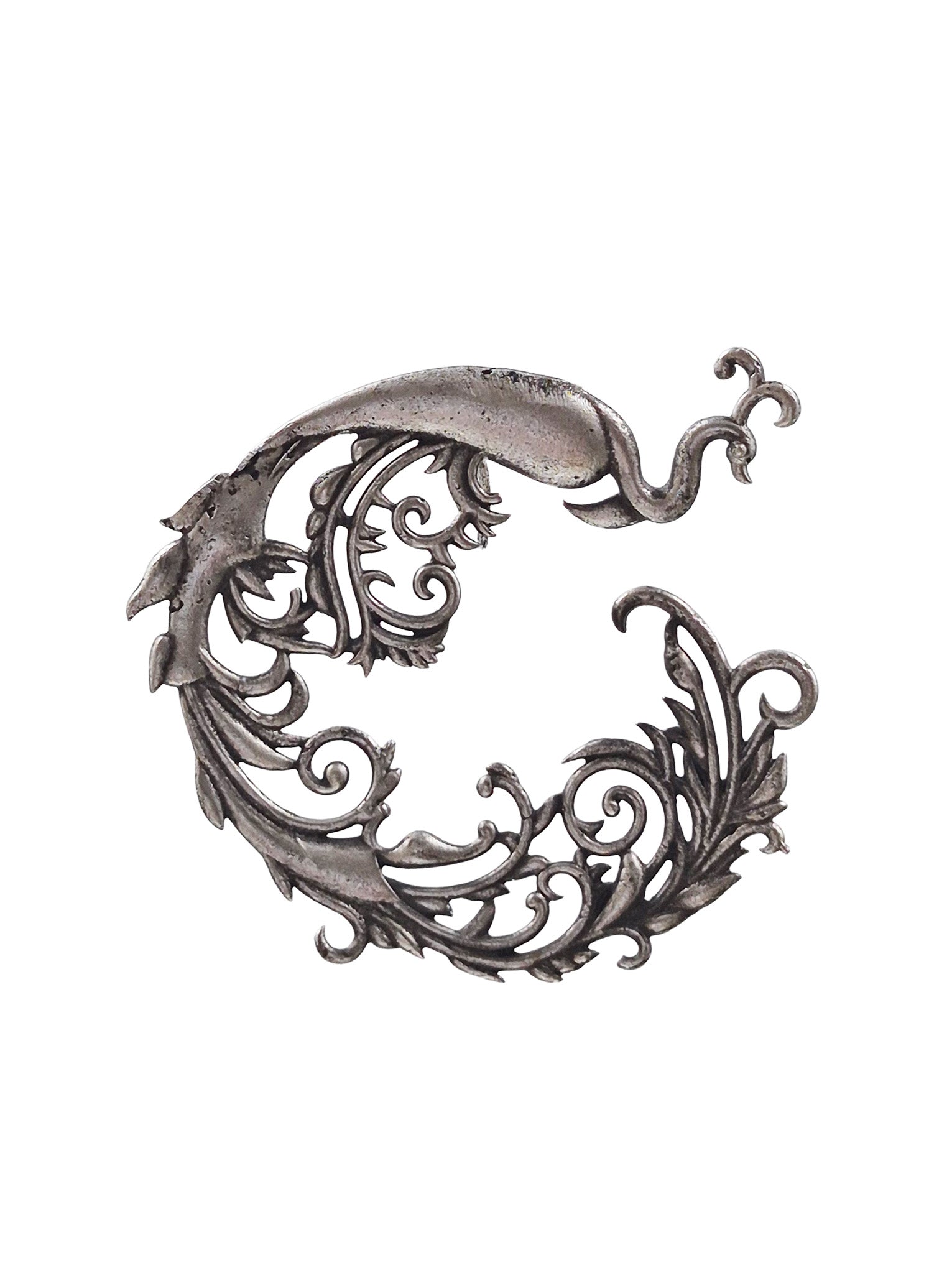 PEHEN SILVER LOOKALIKE STUD EARRINGS