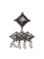 Load image into Gallery viewer, DHARA SILVER LOOKALIKE STUD EARRINGS