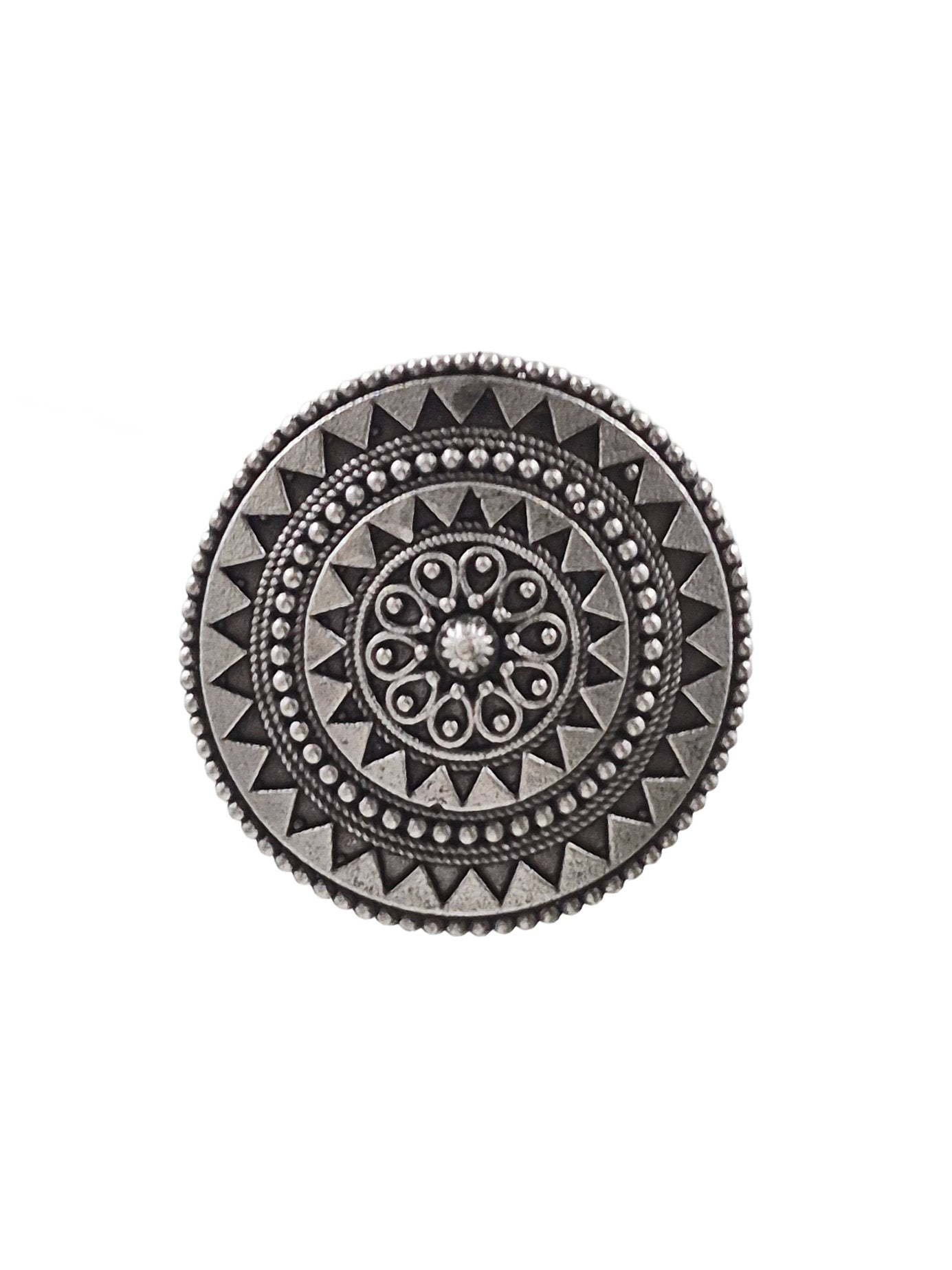 RADHIKA SILVER LOOKALIKE STUD EARRINGS