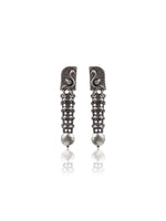 Load image into Gallery viewer, Misty Silver Lookalike Dangler Earrings