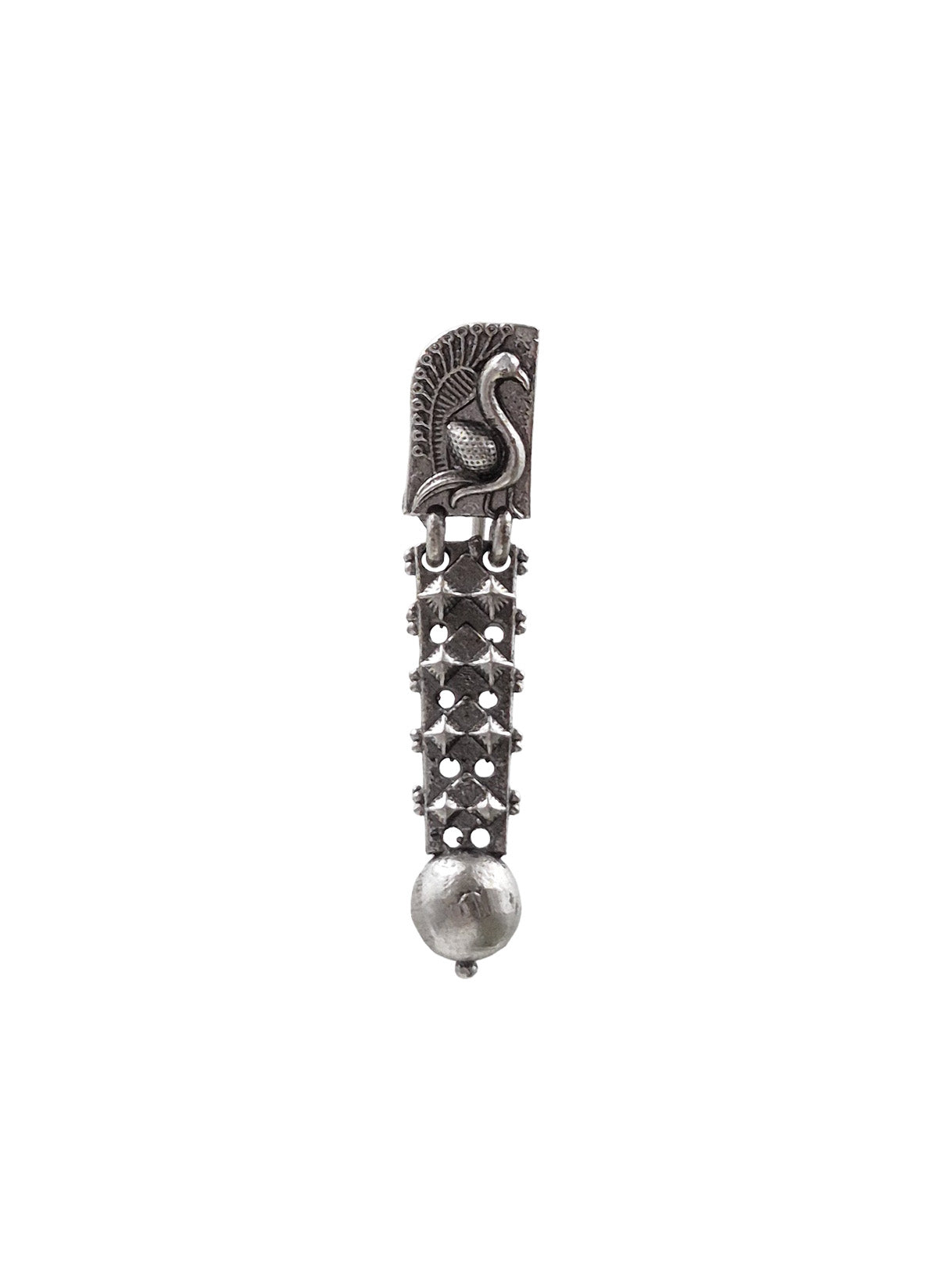 MISTY SILVER LOOKALIKE DANGLER EARRINGS