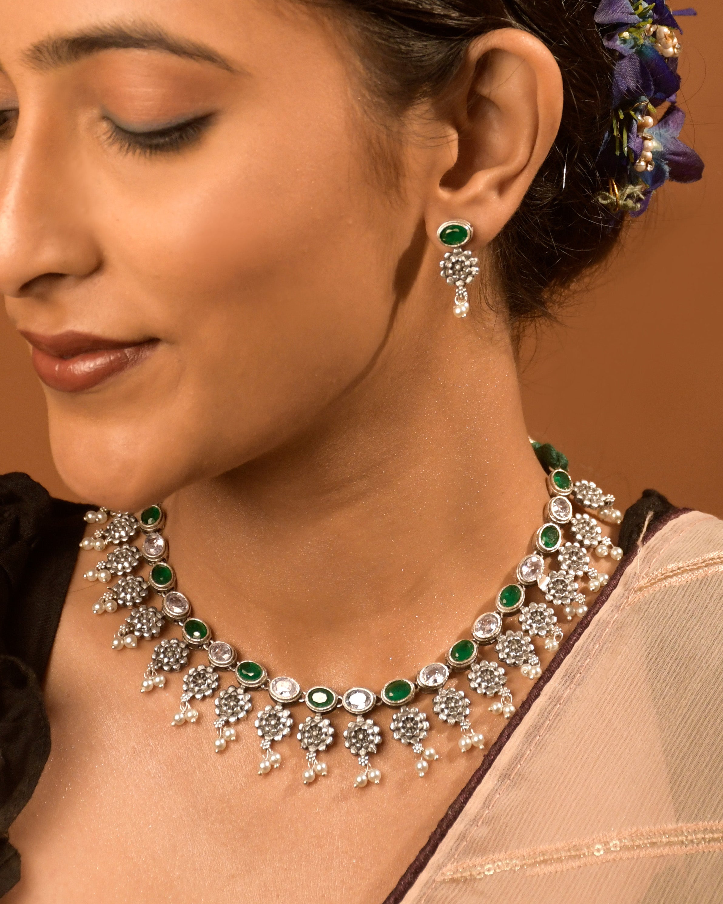 Geetika Stone Necklace set