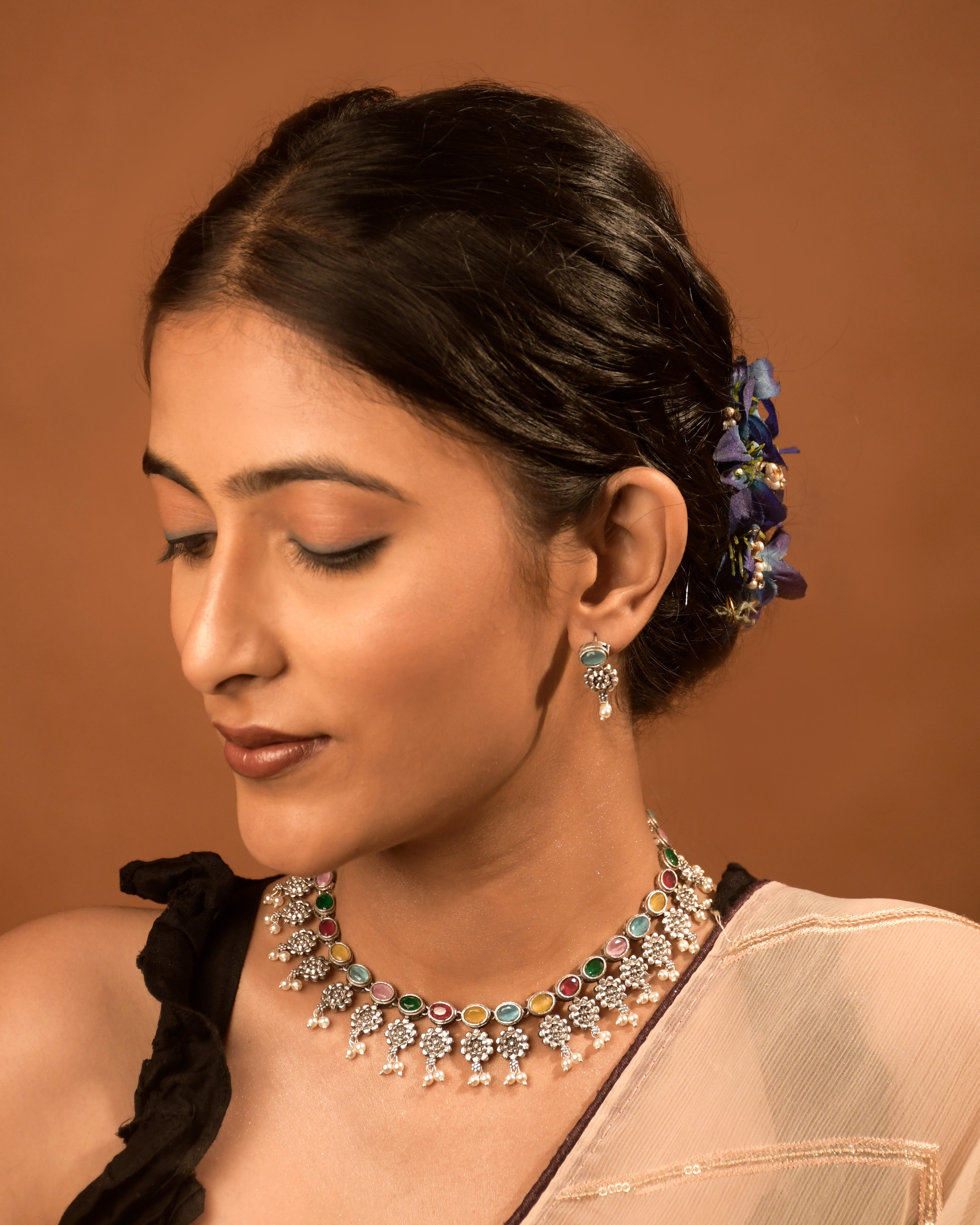 Geetika Stone Necklace set