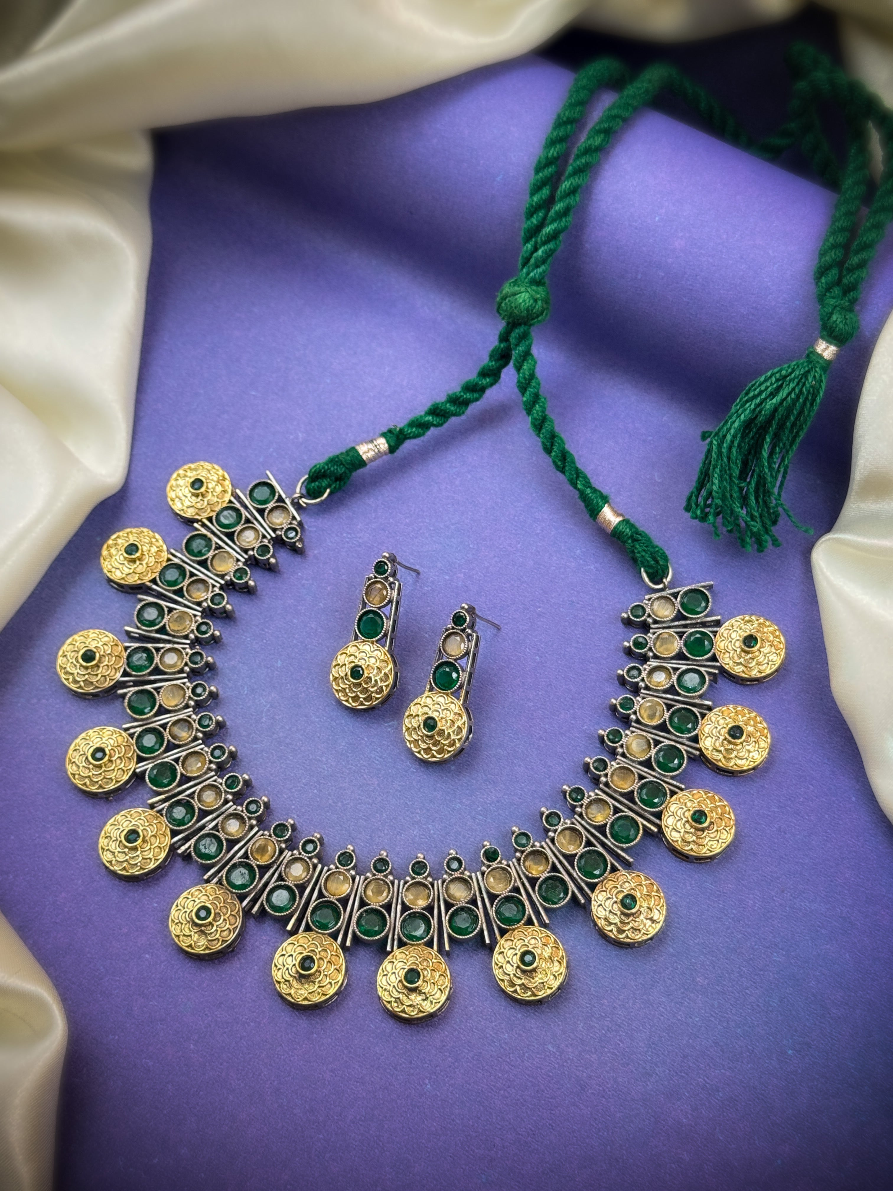 Lavanya Stone Necklace Set