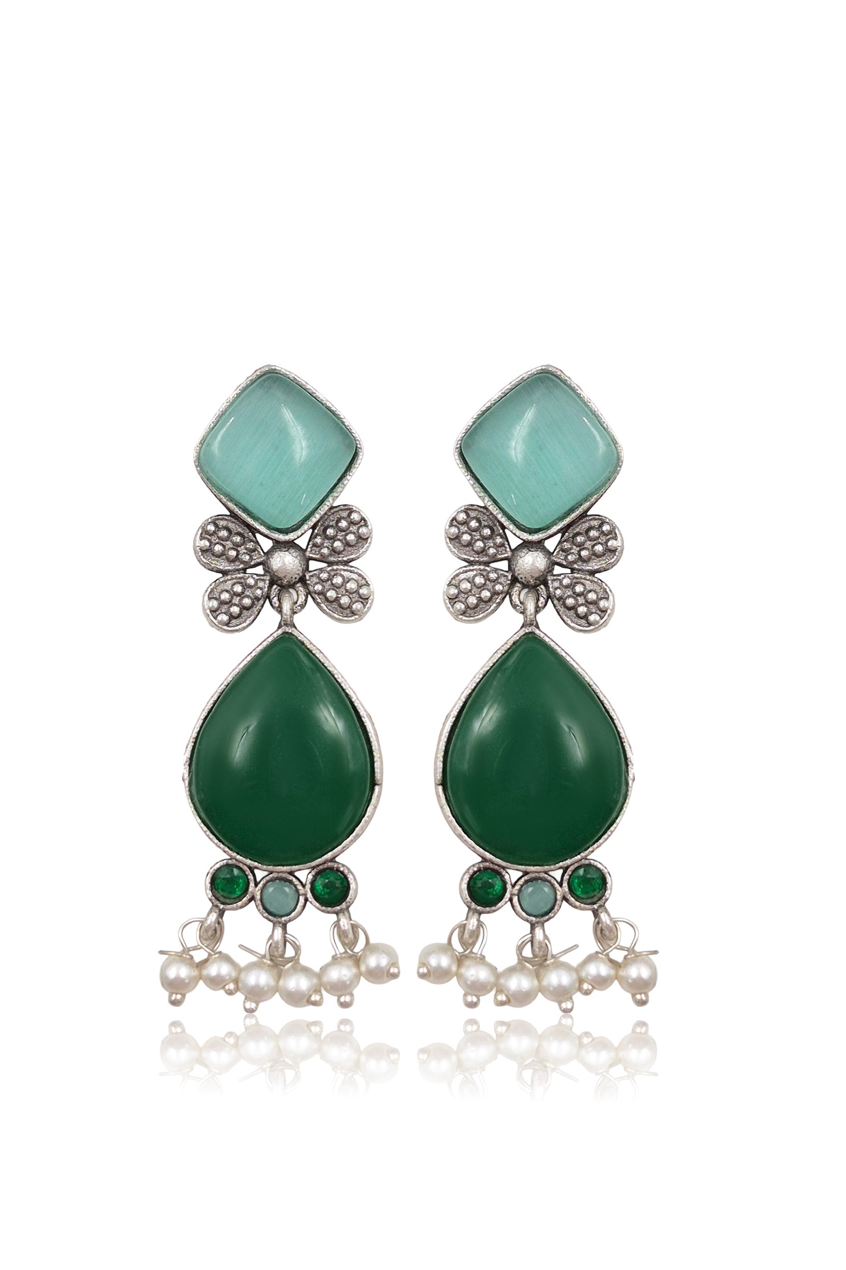 Ravya Stone Necklace Set