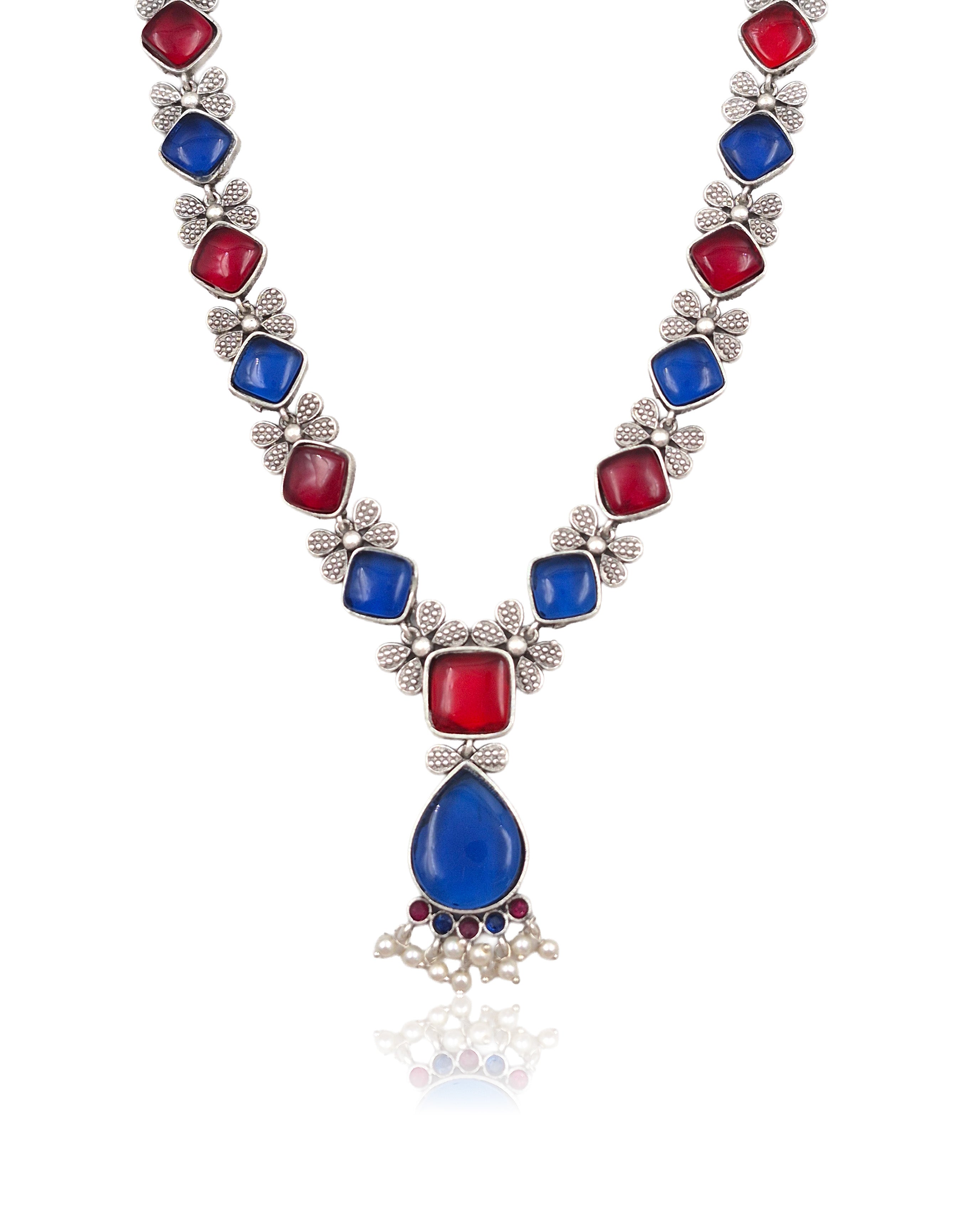 Ravya Stone Necklace Set