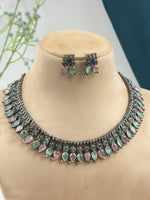 Load image into Gallery viewer, Rose stone Necklace Set