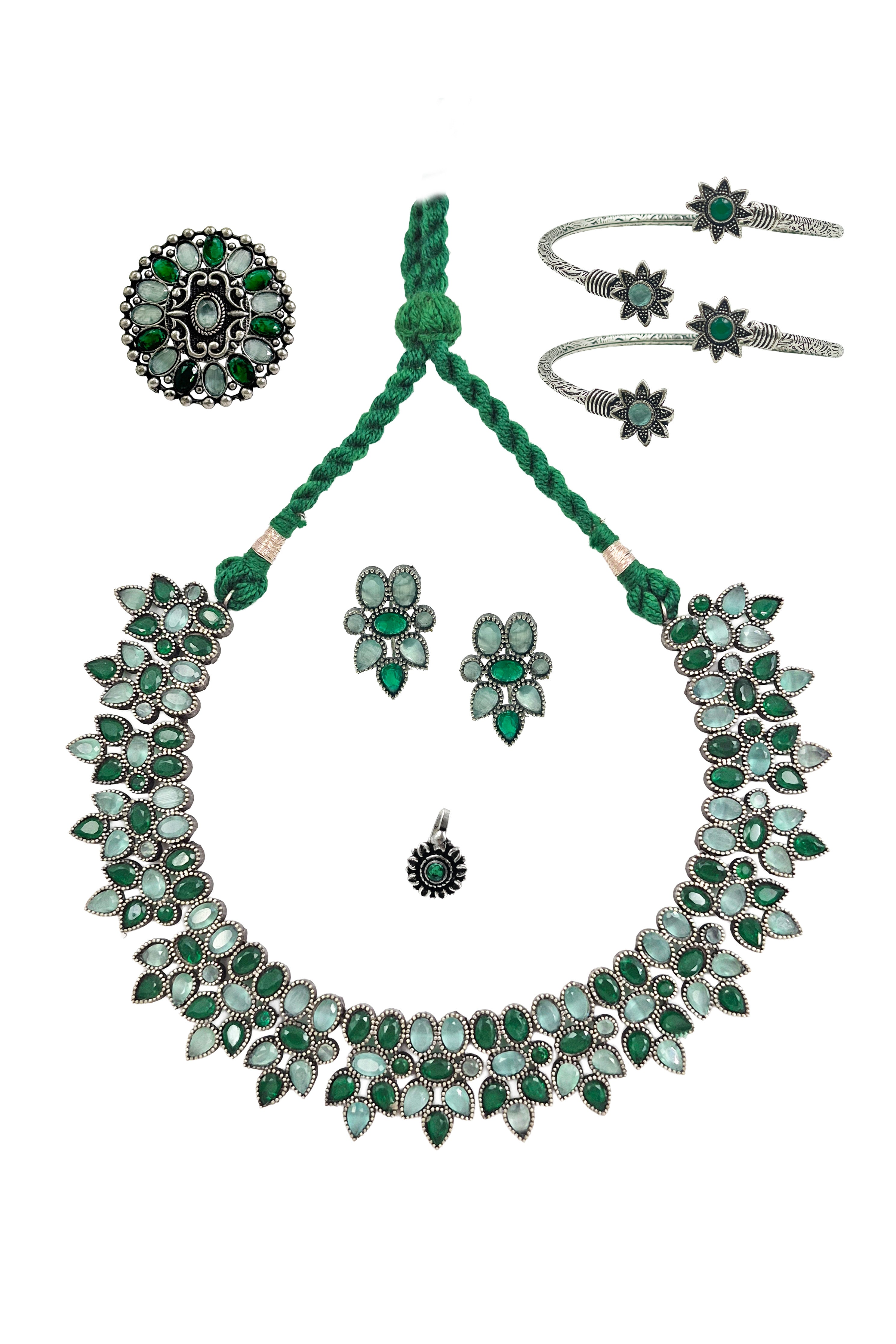 Reeva Stone Jewellery Set Combo