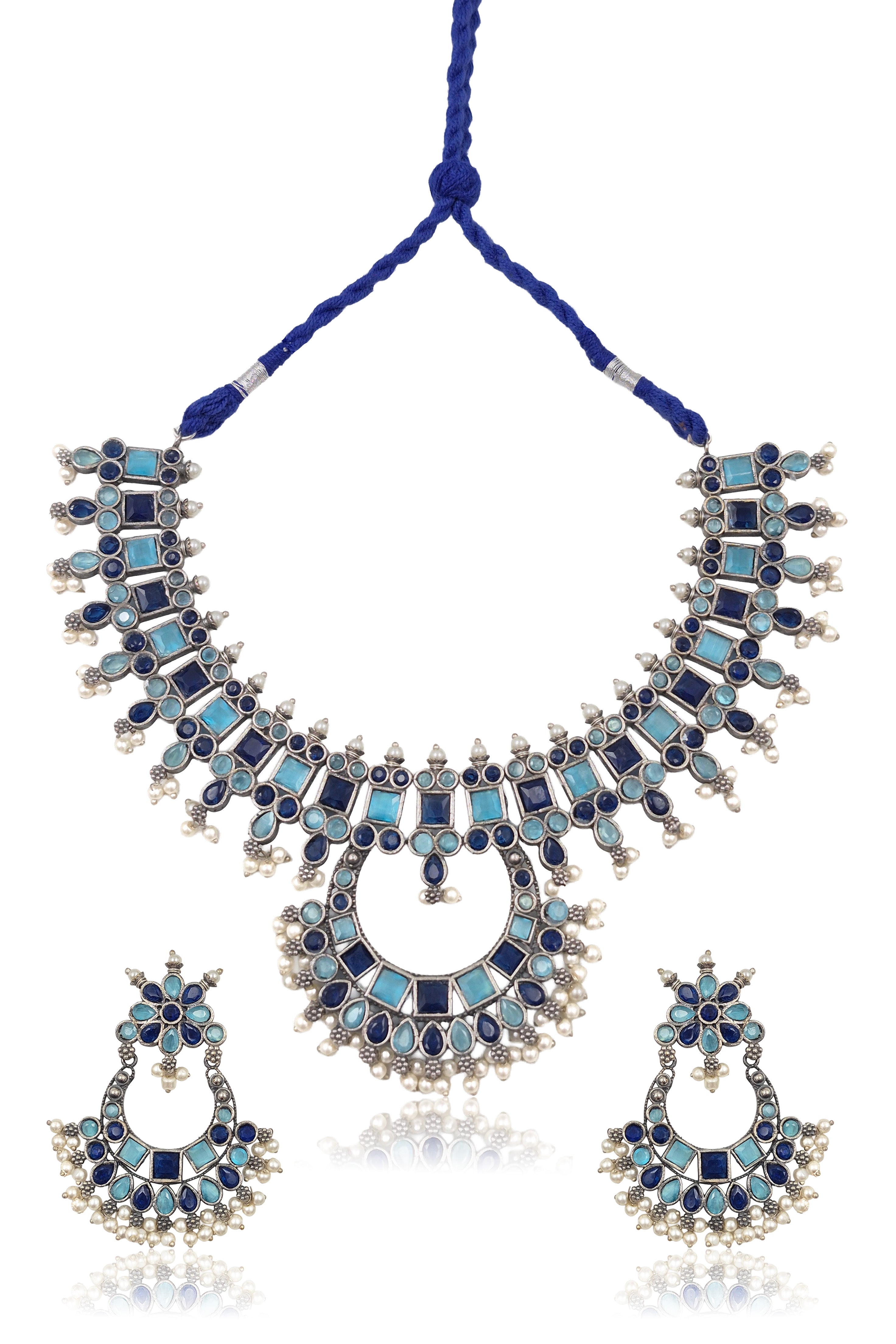 Kiya Stone Necklace Set