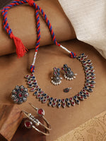 Load image into Gallery viewer, Shivani Stone Jewellery Set