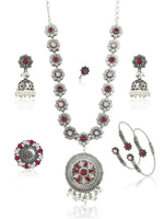 Load image into Gallery viewer, Nitya Stone Jewellery Set
