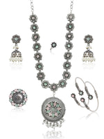 Load image into Gallery viewer, Nitya Stone Jewellery Set