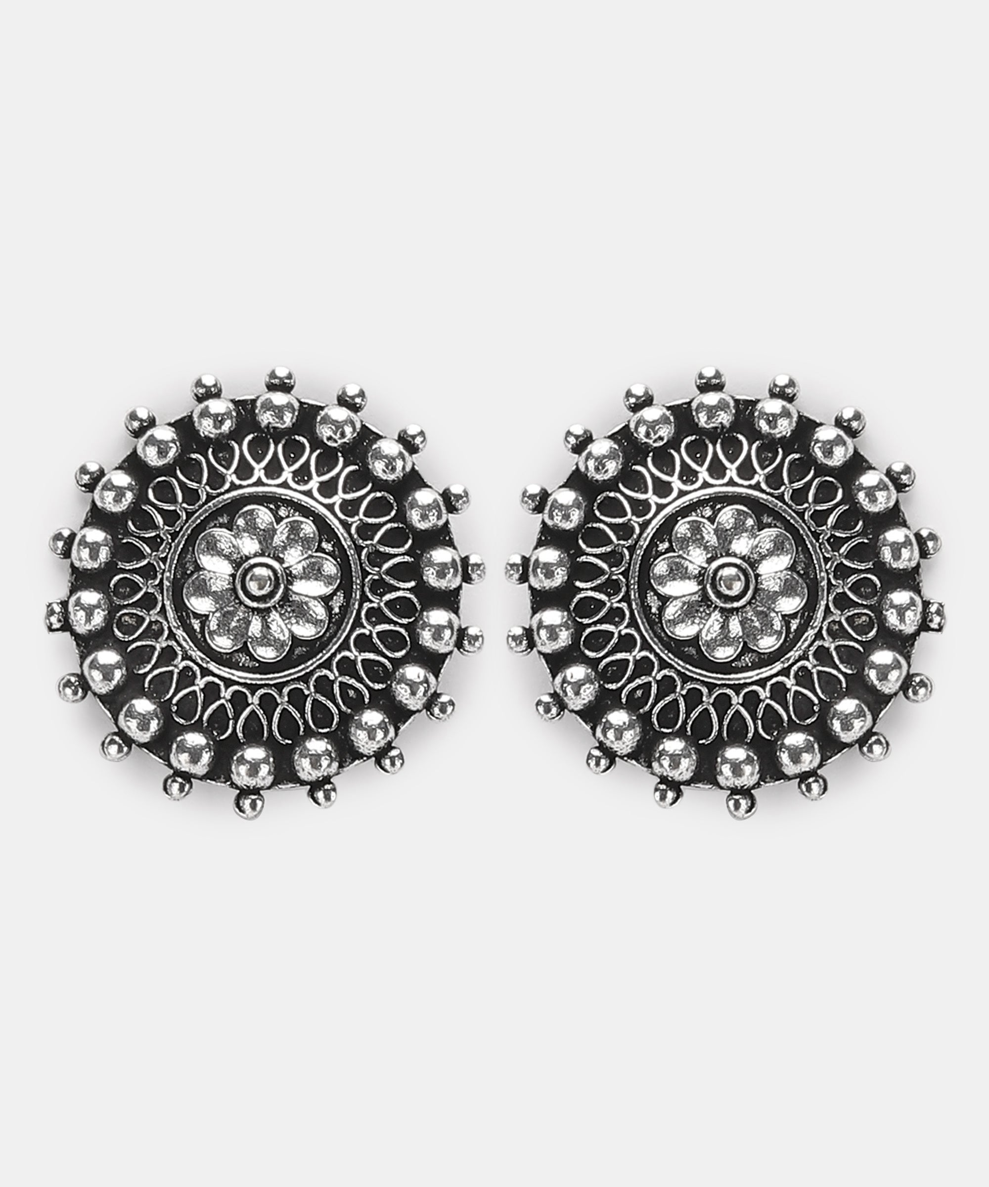 RIYA SILVER OXIDISED JEWELLERY SET COMBO