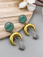 Load image into Gallery viewer, Nisha Stud Stone Earrings