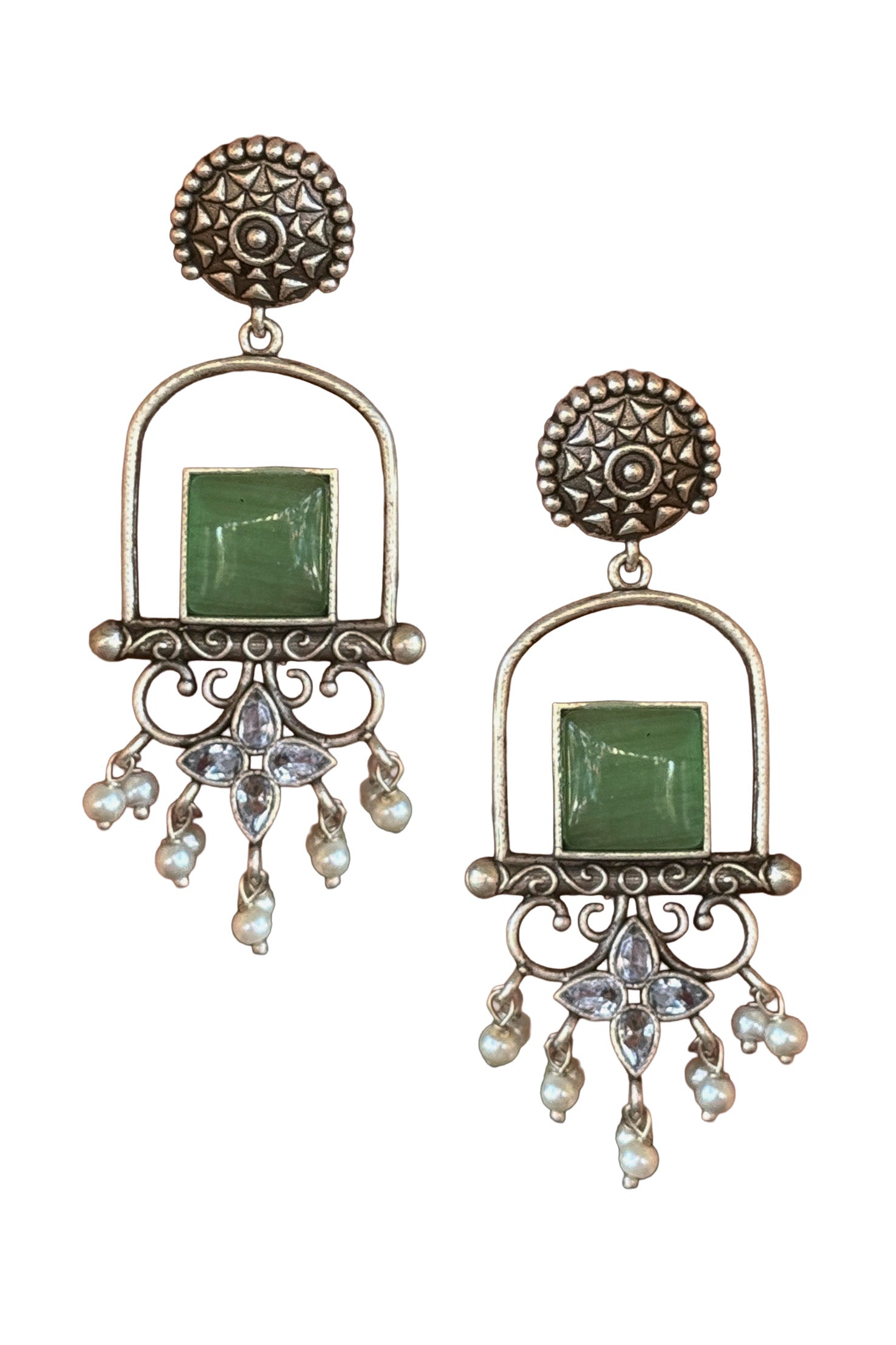 CORAL DANGLER EARRINGS
