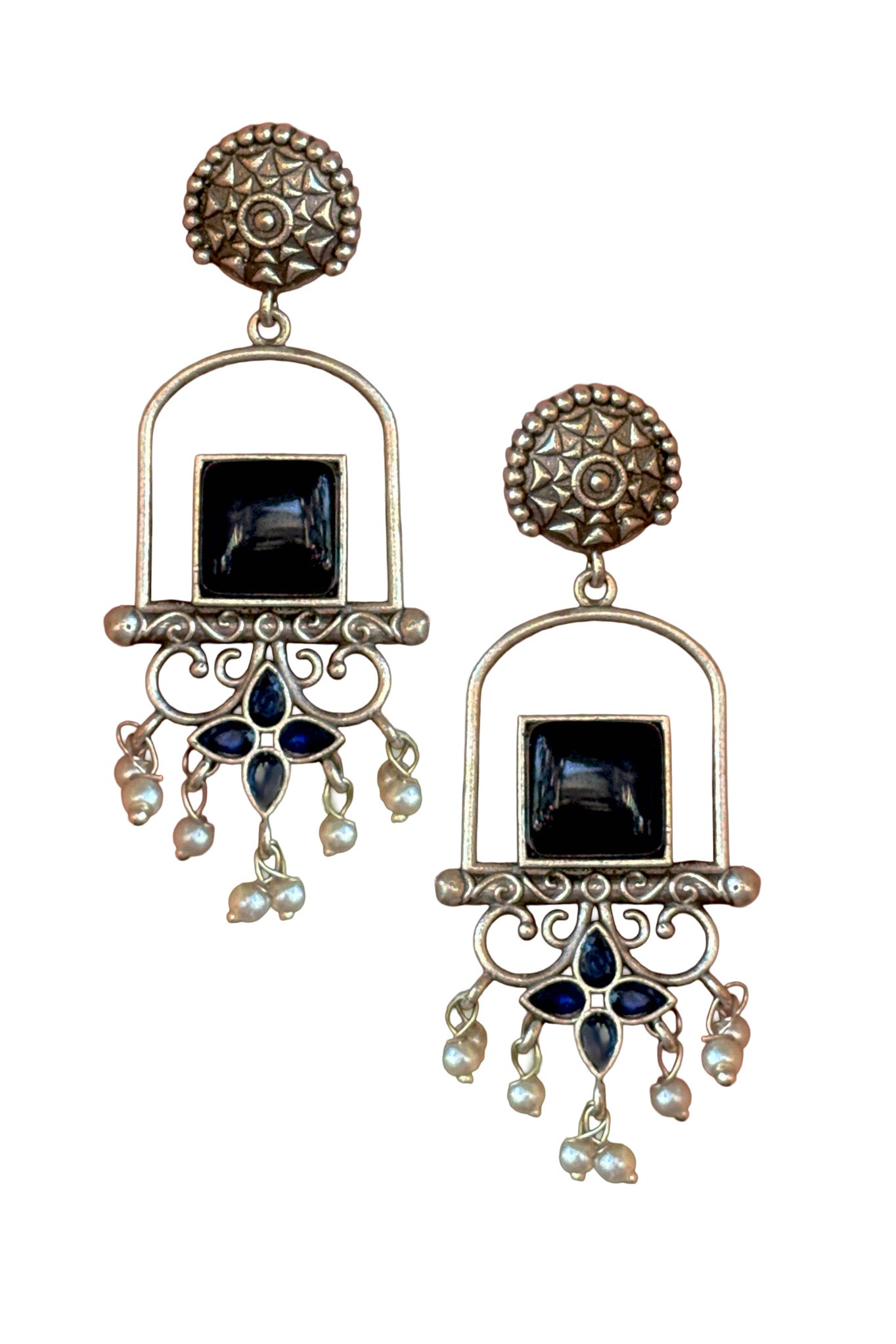 CORAL DANGLER EARRINGS