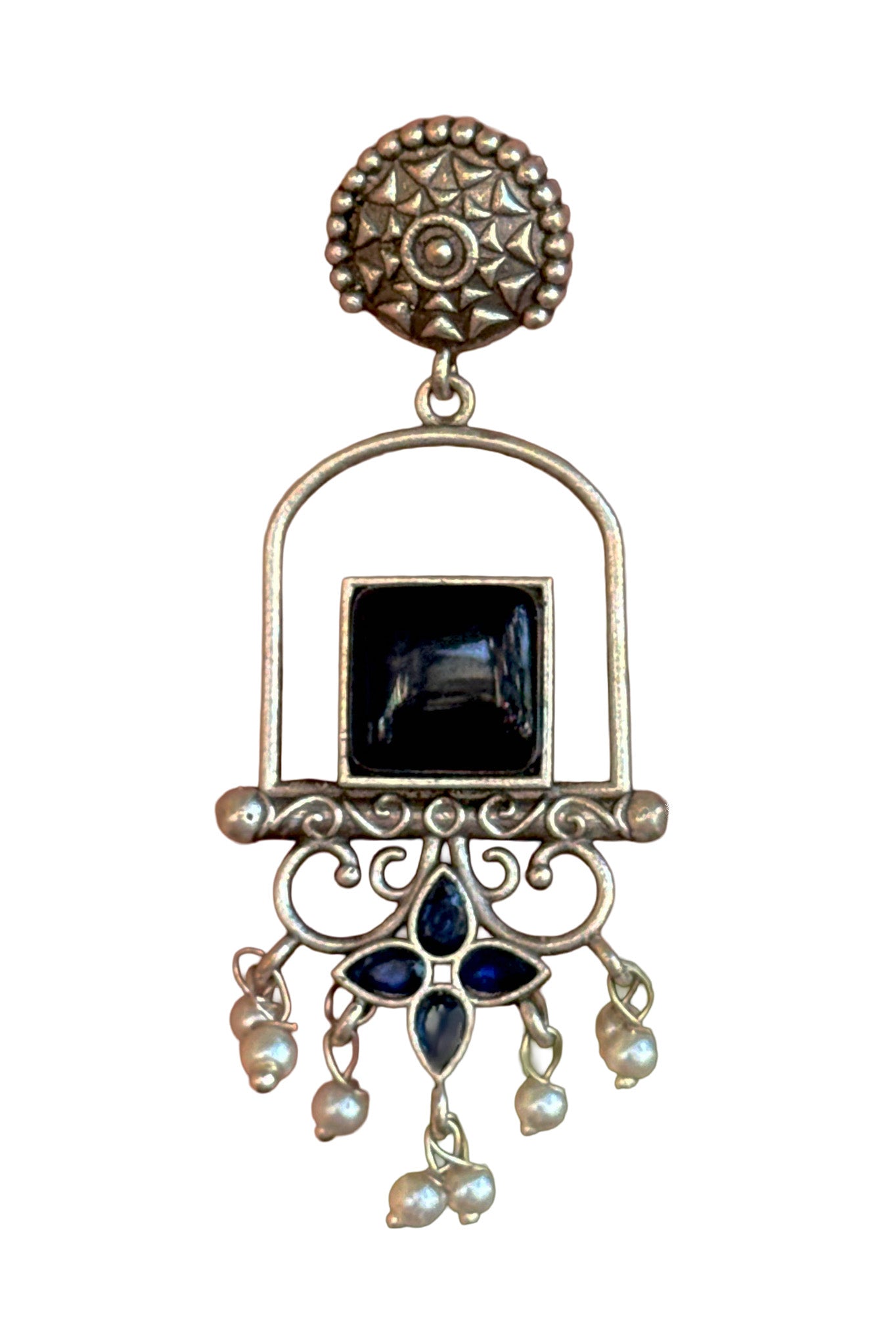 CORAL DANGLER EARRINGS