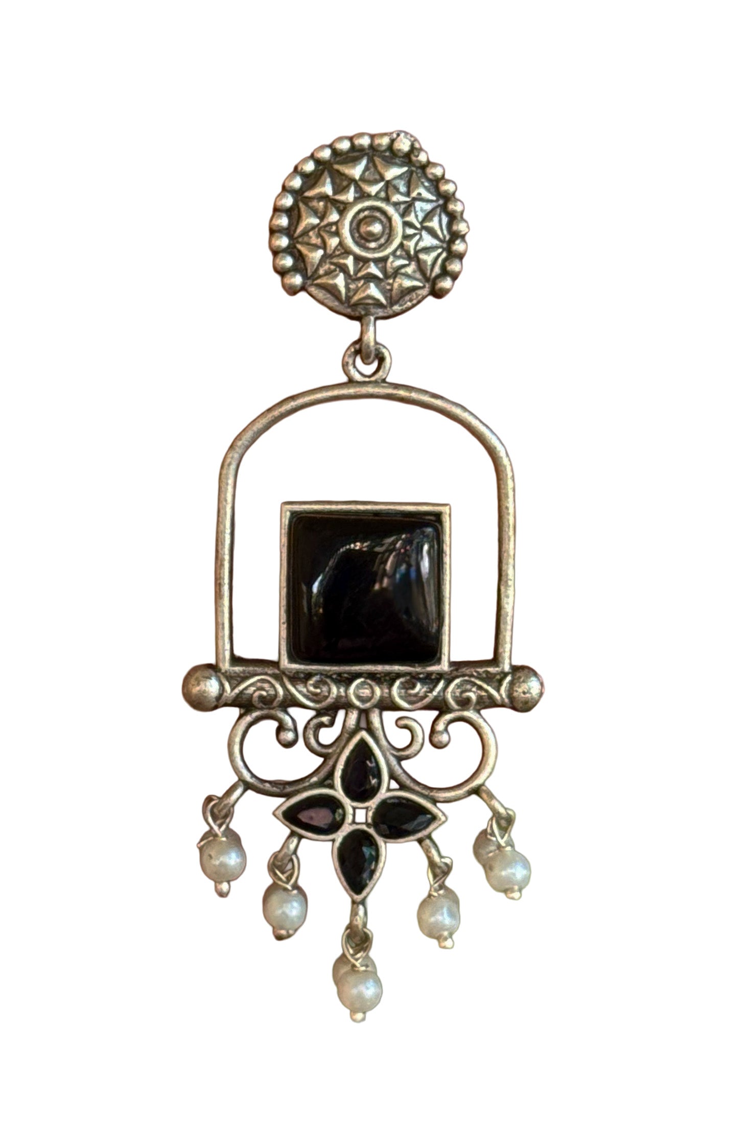CORAL DANGLER EARRINGS