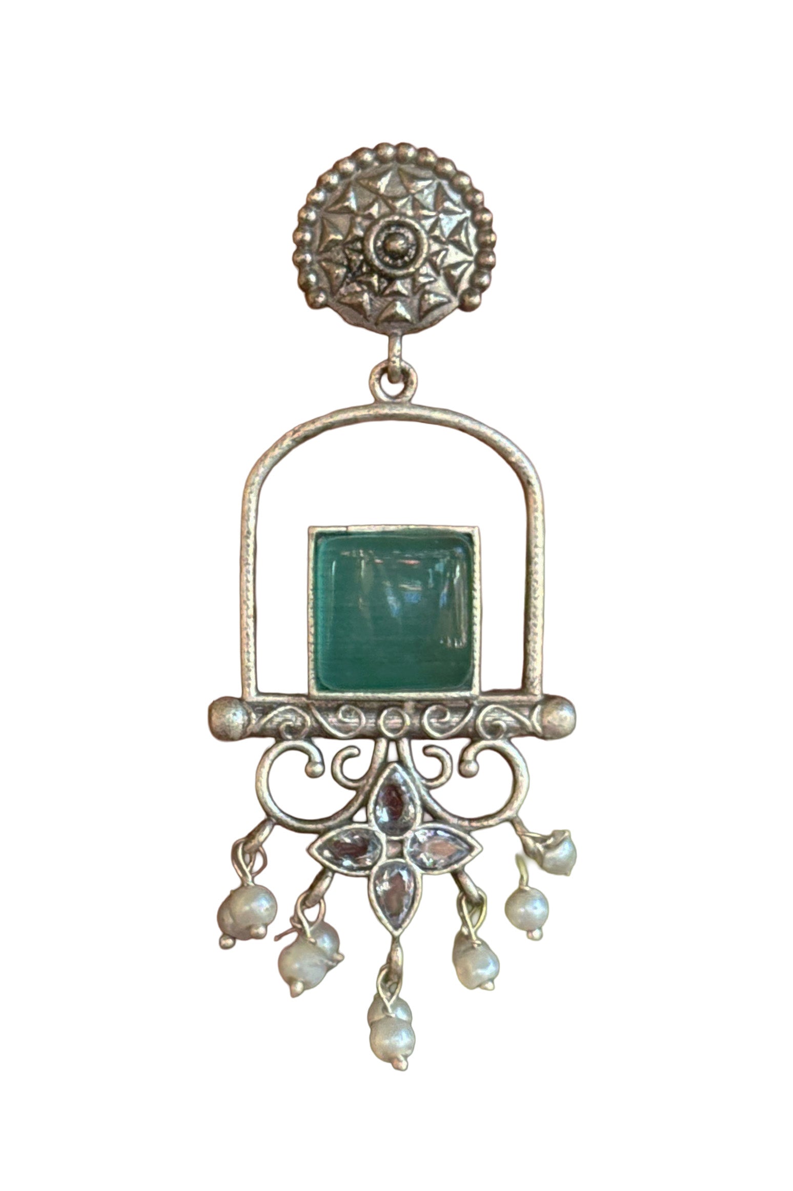 CORAL DANGLER EARRINGS