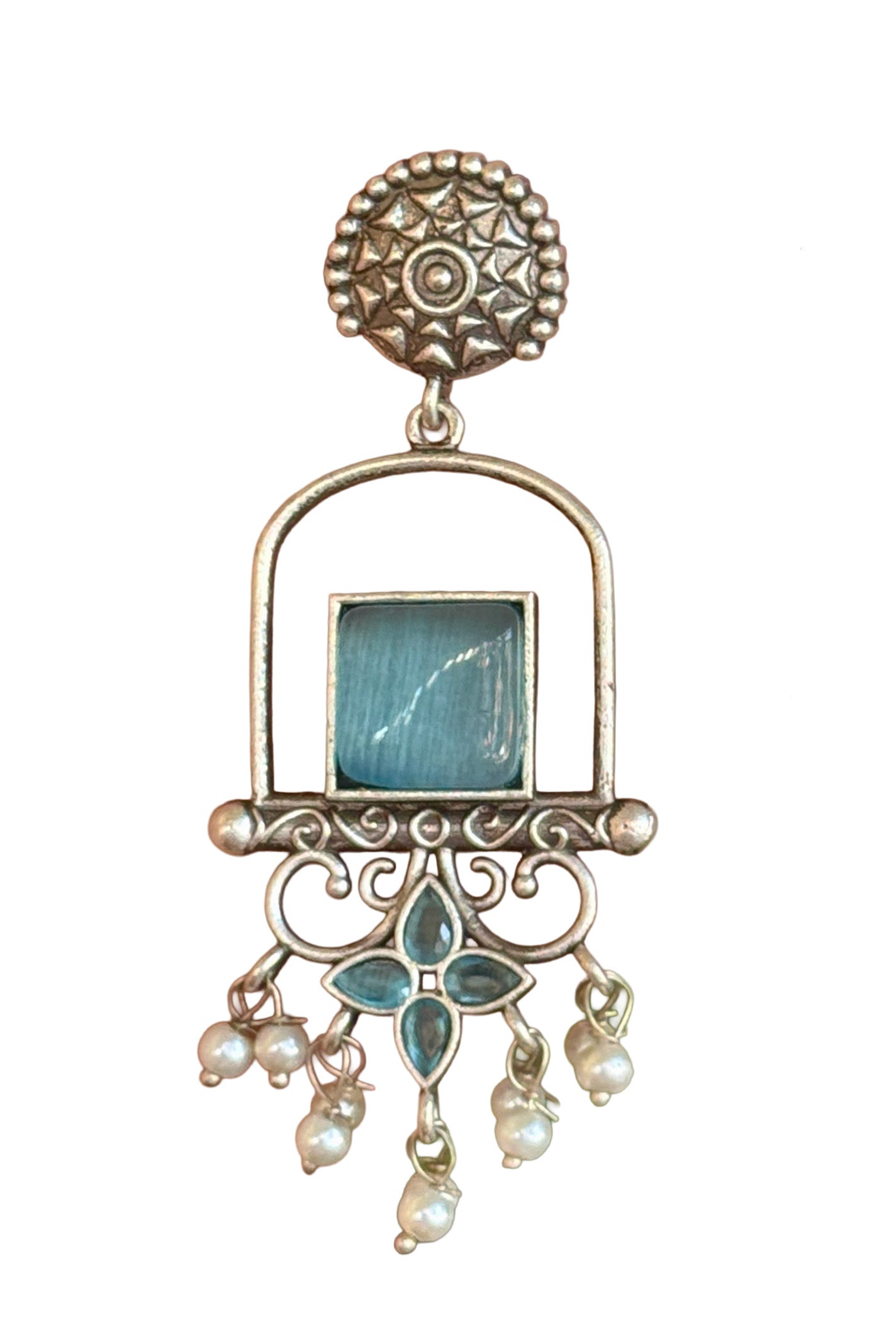 CORAL DANGLER EARRINGS