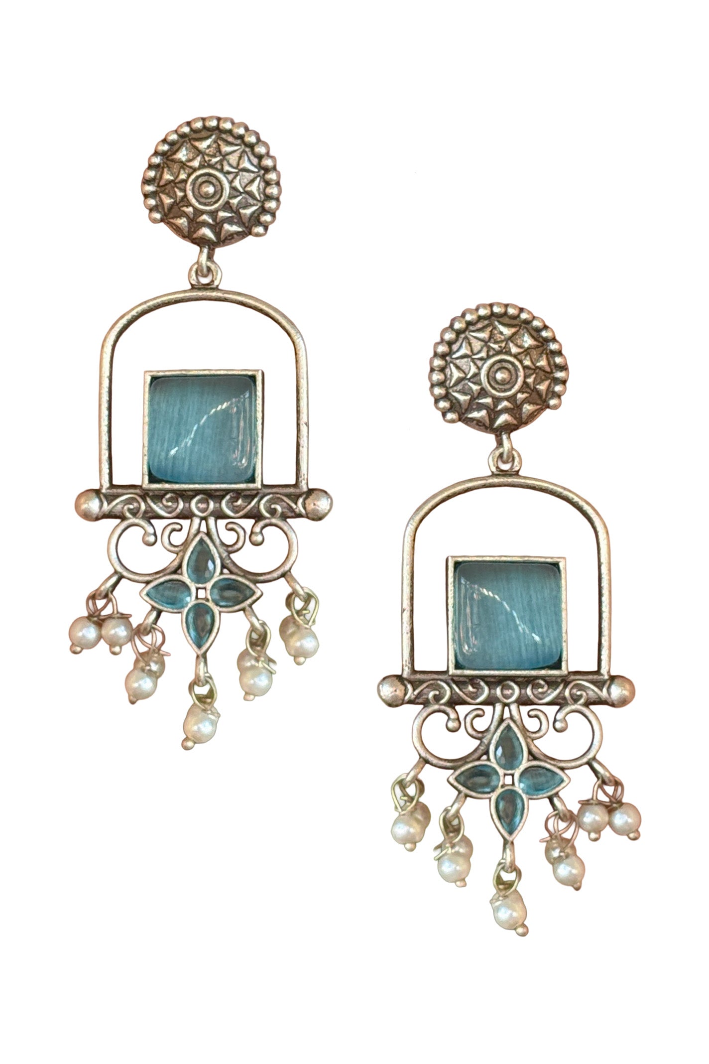 CORAL DANGLER EARRINGS