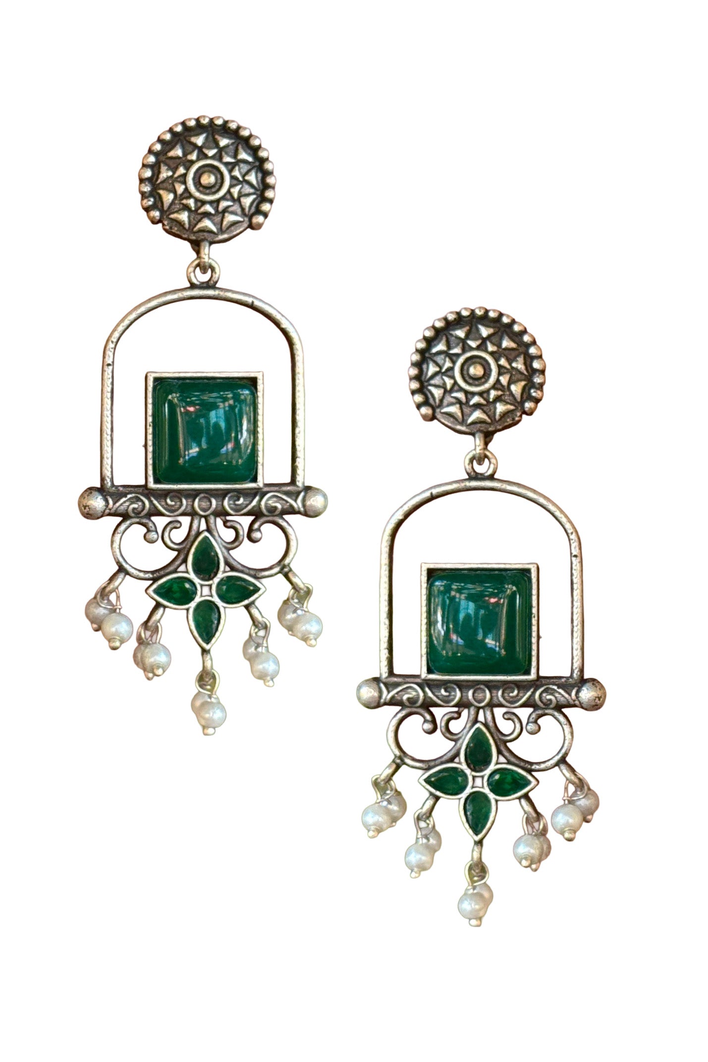 CORAL DANGLER EARRINGS
