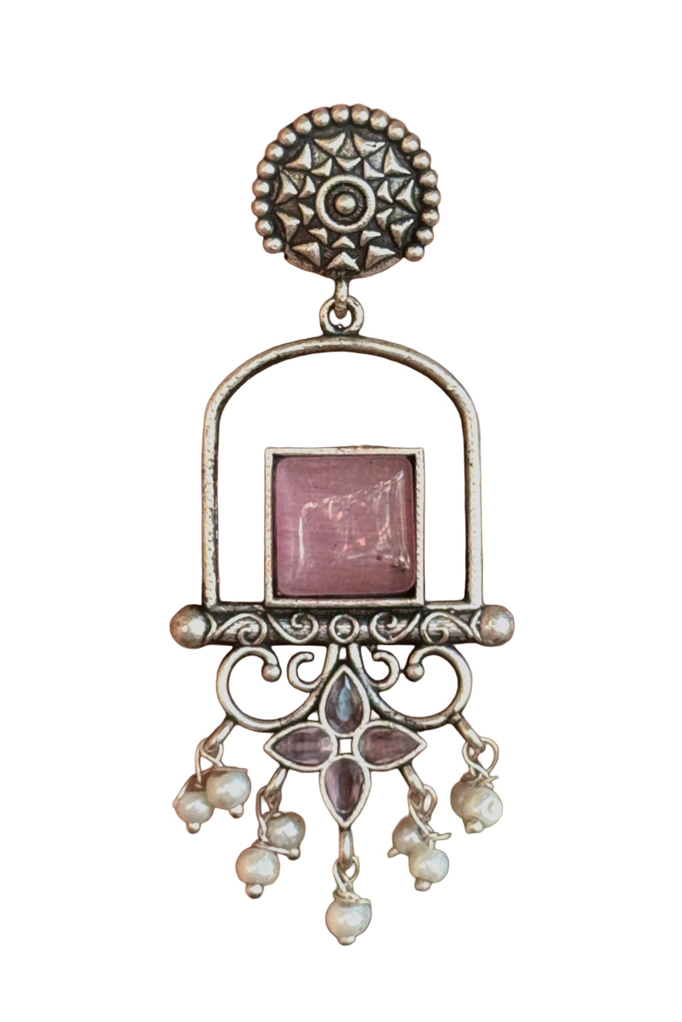 CORAL DANGLER EARRINGS
