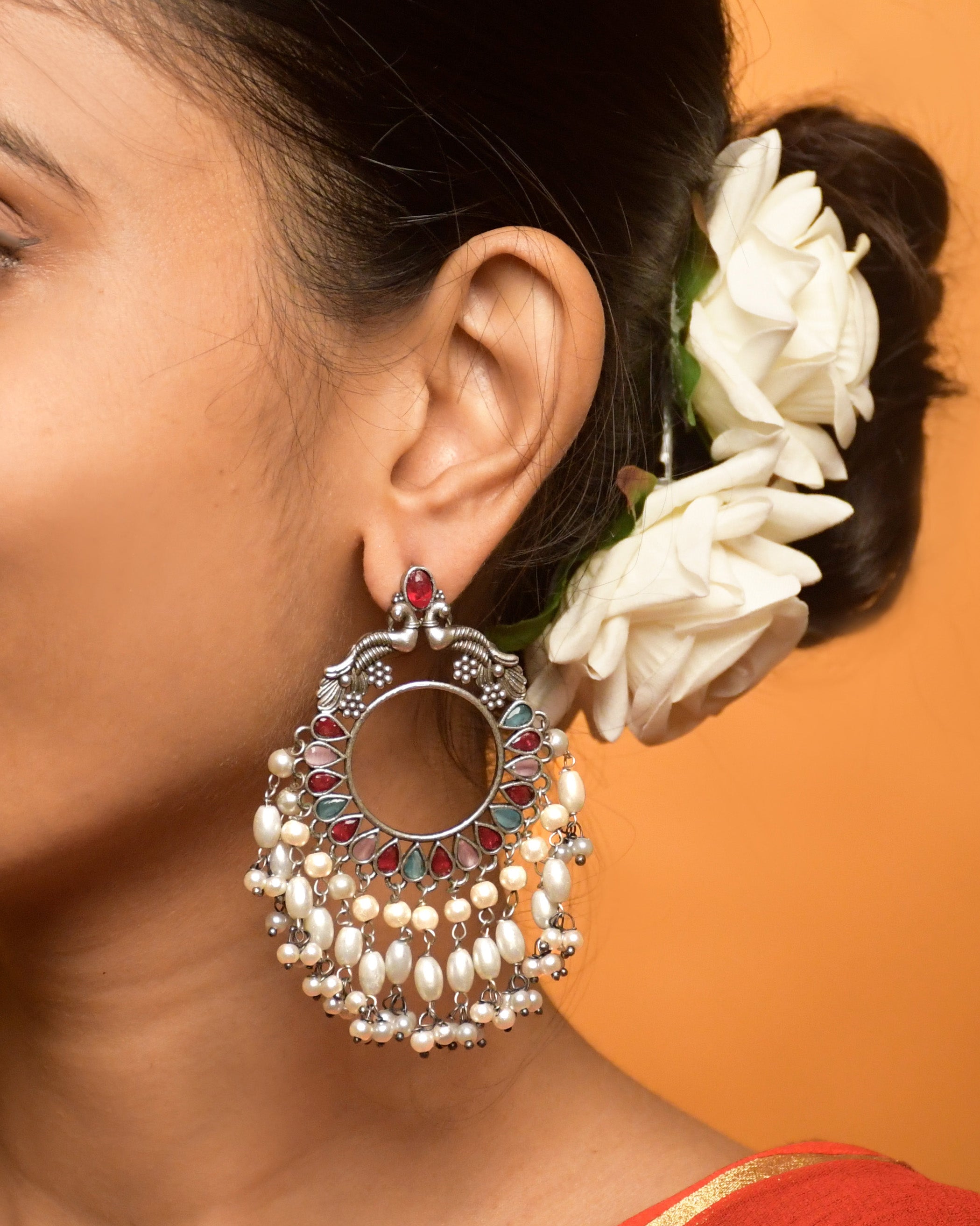 MAYUREE OVERSIZED DANGLER EARRINGS