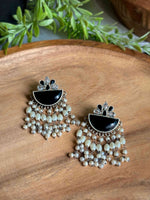 Load image into Gallery viewer, Mira Dangler Stone Earrings