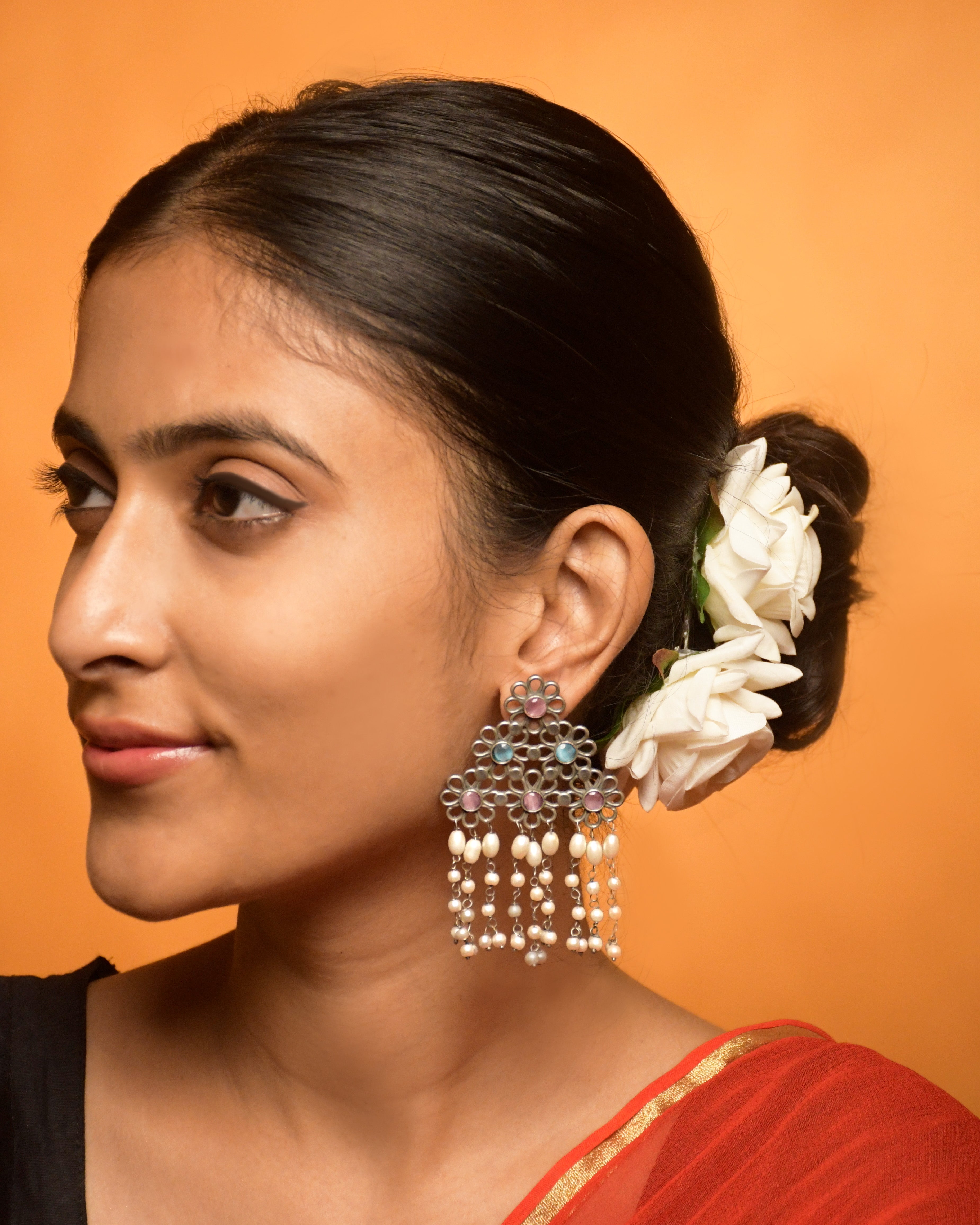 NITHYA OXIDISED DANGLER EARRINGS